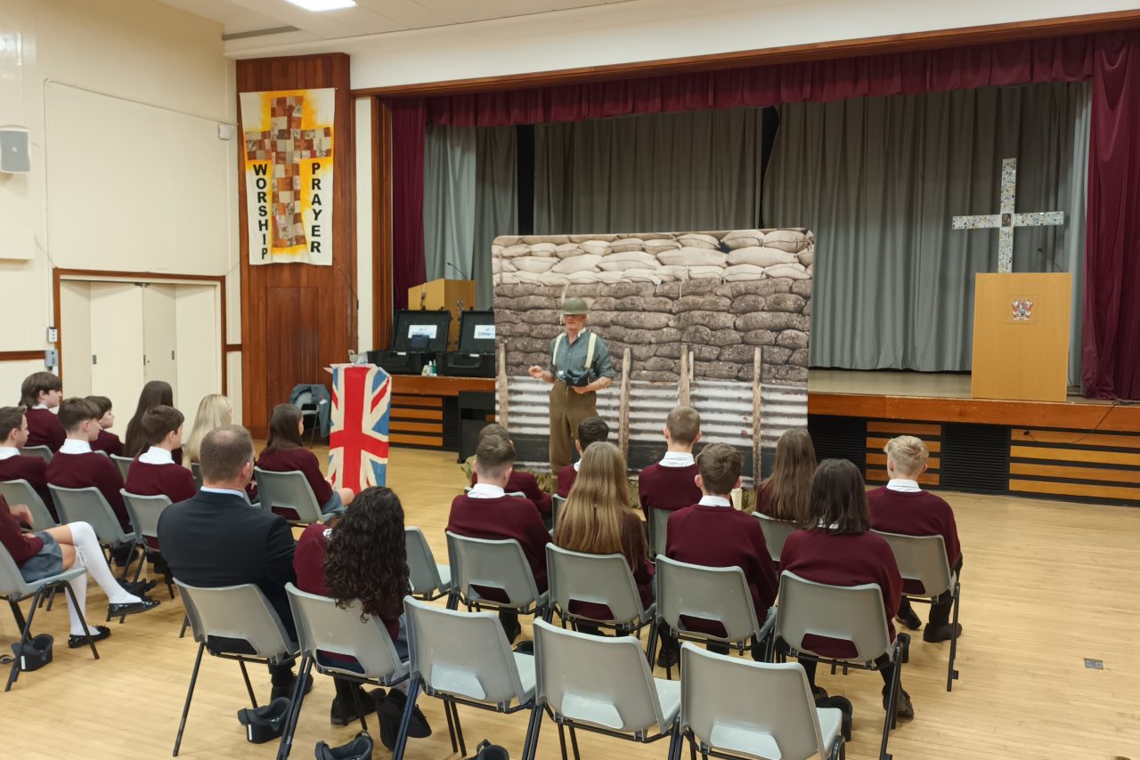 A visit to the 'Virtual Trenches' for Remembrance Week.