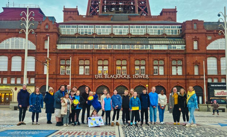 Lighting up Blackpool Tower for WDSD