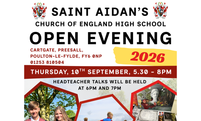 Open Evening – Thursday, 10th September